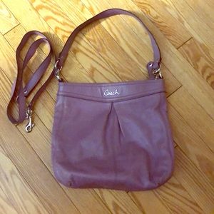 Leather Coach purse